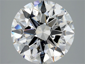 Foto Diamante Natural 5.01 quilates, Redondo , Color F, claridad SI2 y certificado GIA de