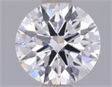 Lab Grown Diamond 1.01 Carats, Round with Ideal Cut, D Color, VVS2 Clarity and Certified by IGI