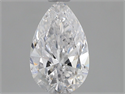 Natural Diamond 0.80 Carats, Pear with  Cut, D Color, SI1 Clarity and Certified by GIA