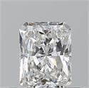 Natural Diamond 0.50 Carats, Radiant with  Cut, F Color, VS2 Clarity and Certified by GIA