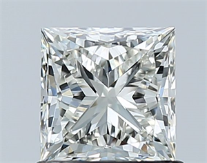 Foto Diamante Natural 1.02 quilates, Princesa , Color J, claridad VS1 y certificado GIA de