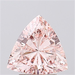 Picture of Lab Grown Diamond 2.01 Carats, TRIANGULAR with  Cut, Fancy Intense Pink Color, VVS2 Clarity and Certified by IGI