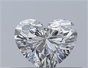 Natural Diamond 0.30 Carats, Heart with  Cut, G Color, SI1 Clarity and Certified by GIA