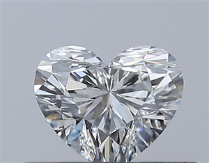 Picture of Natural Diamond 0.30 Carats, Heart with  Cut, G Color, SI1 Clarity and Certified by GIA