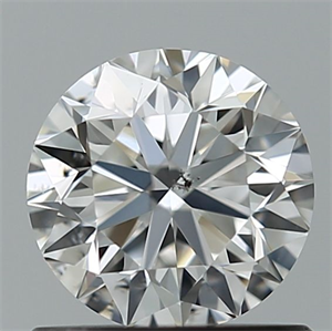 Picture of Natural Diamond 0.70 Carats, Round with Very Good Cut, D Color, SI1 Clarity and Certified by IGI