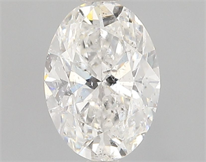 Picture of Natural Diamond 0.80 Carats, Oval with  Cut, F Color, I1 Clarity and Certified by GIA
