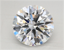 Lab Grown Diamond 2.23 Carats, Round with Excellent Cut, D Color, IF Clarity and Certified by GIA