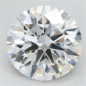 Foto Del inventario de diamantes de laboratorio, 3.02 quilates, Redondo , Color D, claridad IF y certificado IGI de