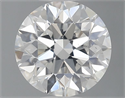 Natural Diamond 0.85 Carats, Round with Excellent Cut, G Color, SI1 Clarity and Certified by GIA