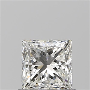 Picture of Natural Diamond 0.80 Carats, Princess with  Cut, I Color, VVS1 Clarity and Certified by GIA