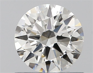 Picture of Natural Diamond 0.70 Carats, Round with Excellent Cut, H Color, IF Clarity and Certified by IGI