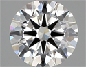 Lab Grown Diamond 2.72 Carats, Round with Ideal Cut, E Color, VVS1 Clarity and Certified by IGI