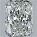 Natural Diamond 1.51 Carats, Radiant with  Cut, F Color, VS1 Clarity and Certified by GIA
