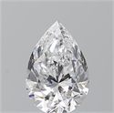 Diamante Natural 0.71 quilates, De pera , Color D, claridad VS1 y certificado GIA