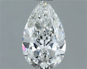 Picture of Natural Diamond 0.57 Carats, Pear with  Cut, F Color, VS1 Clarity and Certified by GIA