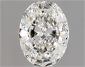 Natural Diamond 0.70 Carats, Oval with  Cut, G Color, VS2 Clarity and Certified by GIA