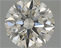Natural Diamond 0.56 Carats, Round with Excellent Cut, I Color, SI2 Clarity and Certified by IGI