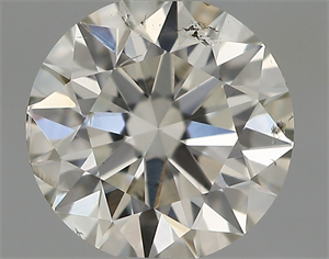 Picture of Natural Diamond 0.56 Carats, Round with Excellent Cut, I Color, SI2 Clarity and Certified by IGI
