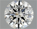Natural Diamond 0.40 Carats, Round with Excellent Cut, E Color, SI1 Clarity and Certified by GIA