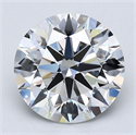 Natural Diamond 2.70 Carats, Round with Excellent Cut, F Color, VS2 Clarity and Certified by GIA