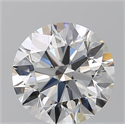 Natural Diamond 2.01 Carats, Round with Excellent Cut, G Color, VVS1 Clarity and Certified by GIA