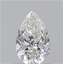 Diamante Natural 0.56 quilates, De pera , Color H, claridad VVS2 y certificado GIA
