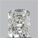 Natural Diamond 1.00 Carats, Radiant with  Cut, H Color, VVS2 Clarity and Certified by GIA