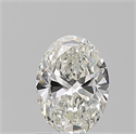 Diamante Natural 0.73 quilates, Ovalado , Color I, claridad IF y certificado GIA