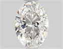 Diamante Natural 0.68 quilates, Ovalado , Color F, claridad VVS2 y certificado GIA