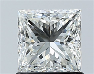 Picture of Natural Diamond 1.01 Carats, Princess with  Cut, H Color, VS2 Clarity and Certified by GIA