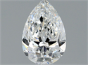 Natural Diamond 0.65 Carats, Pear with  Cut, E Color, SI1 Clarity and Certified by GIA