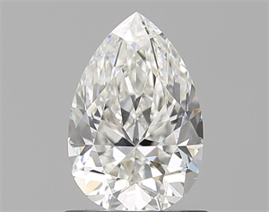 Picture of Natural Diamond 1.01 Carats, Pear with  Cut, H Color, VS1 Clarity and Certified by GIA