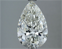 Natural Diamond 0.90 Carats, Pear with  Cut, G Color, VS2 Clarity and Certified by GIA