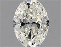 Natural Diamond 0.90 Carats, Oval with  Cut, I Color, VS2 Clarity and Certified by GIA