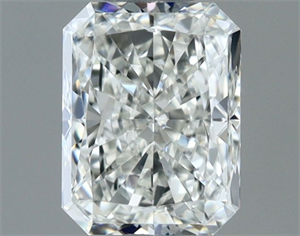 Picture of Natural Diamond 0.50 Carats, Radiant with  Cut, I Color, VVS2 Clarity and Certified by GIA