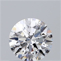 Natural Diamond 0.70 Carats, Round with Excellent Cut, D Color, VS2 Clarity and Certified by GIA