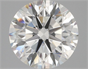 Diamante Natural 4.51 quilates, Redondo , Color G, claridad VVS2 y certificado HRD