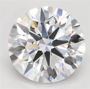 Picture of Lab Grown Diamond 4.47 Carats, Round with Excellent Cut, D Color, VVS1 Clarity and Certified by GIA