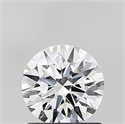 Lab Grown Diamond 1.08 Carats, Round with Ideal Cut, D Color, VVS1 Clarity and Certified by IGI