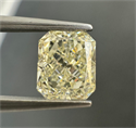 Natural Diamond 1.22 Carats, Radiant with  Cut, N Color, VS1 Clarity and Certified by GIA