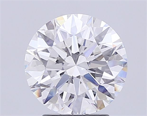 Picture of Lab Grown Diamond 2.54 Carats, Round with Ideal Cut, E Color, VS1 Clarity and Certified by IGI