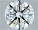 Natural Diamond 2.34 Carats, Round with Excellent Cut, F Color, VS1 Clarity and Certified by GIA