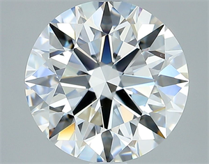 Picture of Natural Diamond 2.34 Carats, Round with Excellent Cut, F Color, VS1 Clarity and Certified by GIA