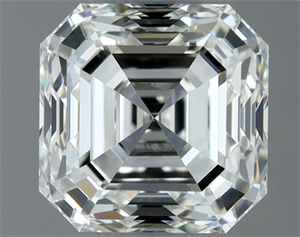 Foto Diamante Natural 1.00 quilates, Asscher , Color I, claridad IF y certificado IGI de