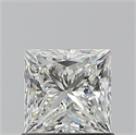 Natural Diamond 1.01 Carats, Princess with  Cut, H Color, VS1 Clarity and Certified by GIA