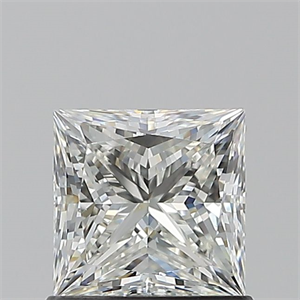 Picture of Natural Diamond 1.01 Carats, Princess with  Cut, H Color, VS1 Clarity and Certified by GIA