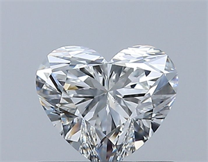 Picture of Natural Diamond 0.56 Carats, Heart with  Cut, G Color, SI1 Clarity and Certified by GIA