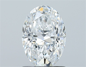 Picture of Natural Diamond 1.20 Carats, Oval with  Cut, D Color, VS2 Clarity and Certified by GIA