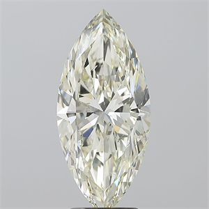 Picture of Natural Diamond 3.60 Carats, Marquise with  Cut, K Color, SI1 Clarity and Certified by IGI