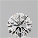 Natural Diamond 0.72 Carats, Round with Excellent Cut, J Color, VVS2 Clarity and Certified by GIA